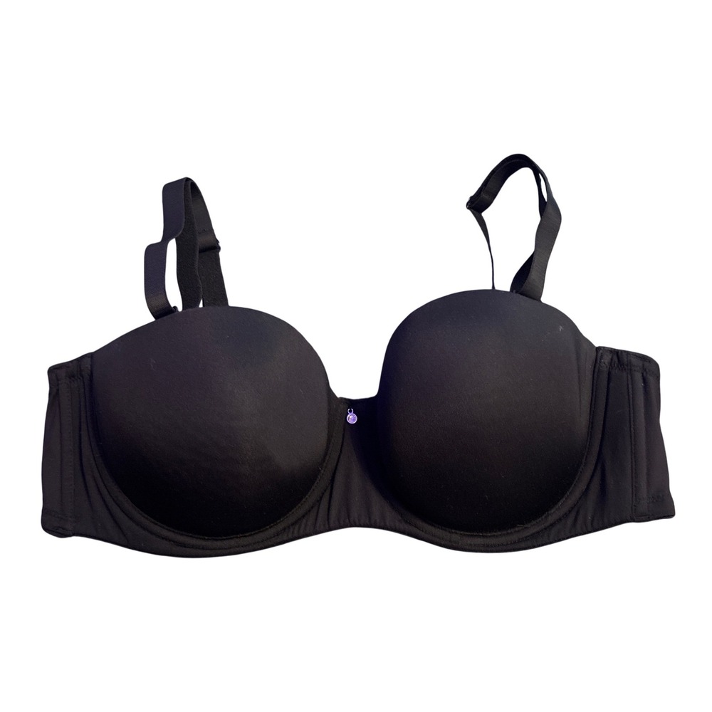 Avenue Body T-Shirt Bra Black Padded Underwire Full Figure 40C
